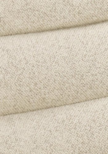 ACT NORDIC Grafton Sessel - cremefarbener Stoff und schwarzes Gummibaumholz