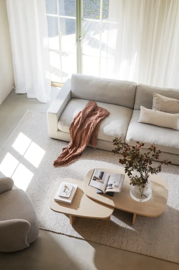 ROWICO Langdon soffa 4-sits sandf�rgat tyg Casual #36