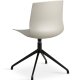 Liv spisebordsstol, med svingfunksjon - stein PVC og sort metall