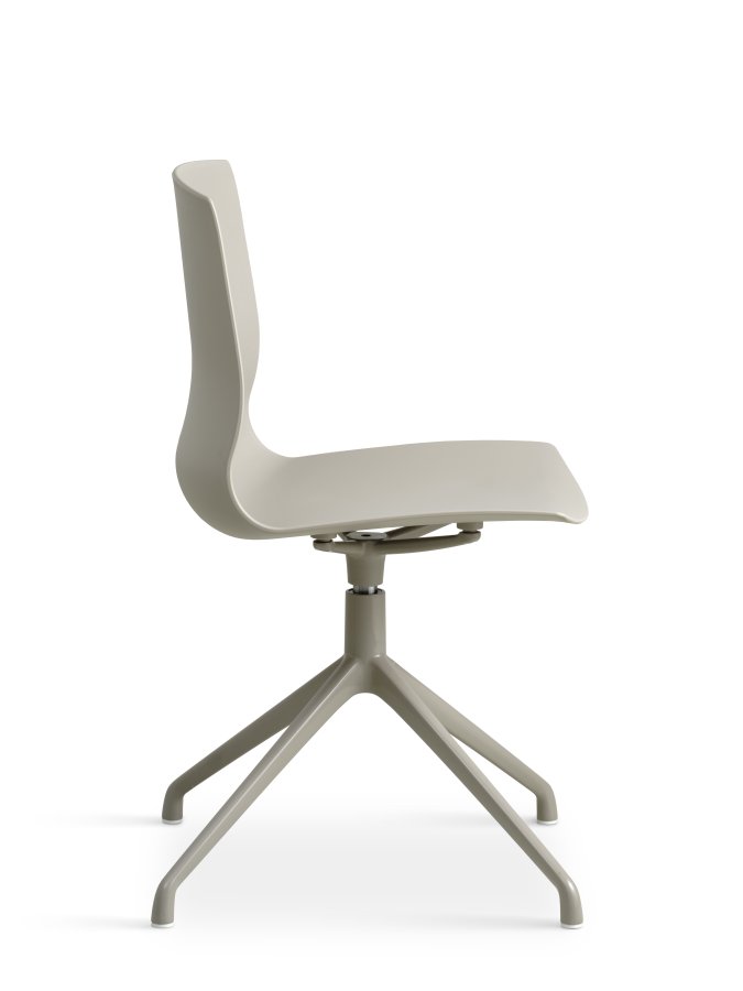 Liv spisebordsstol, med svingfunksjon - stein PVC og steinmetall