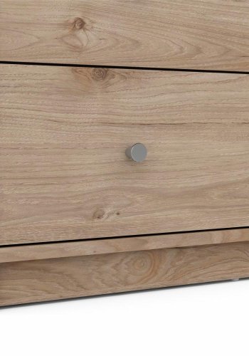 TVILUM May kommode, m. 3 skuffer - natur folie og plastik