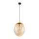 TK Sol taklampe - gult glass og gullmetall