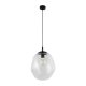 TK Sol loftlampe - klar glas og sort metal