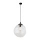 TK Sol loftlampe - klar glas og sort metal