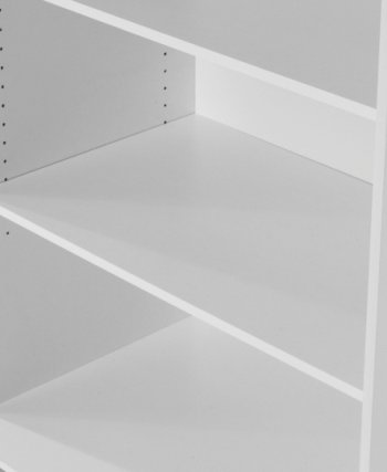 
TVILUM Verona hylder - hvid laminat, smal (3 stk)
