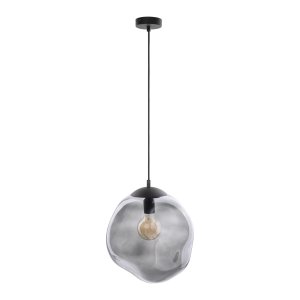 TK Sol loftlampe - grafit glas og sort metal