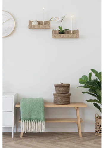 HOUSE NORDIC Treviso vegghylle - naturpapir (sett med 2)