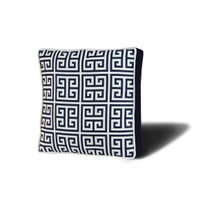 NORDVÄRK YM1213 hynde til havestol, kvadratisk - multifarvet bomuld/polyester (42x42)