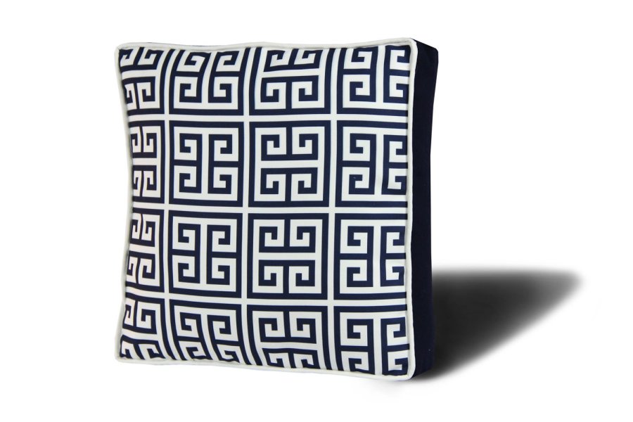 NORDVÄRK YM1213 pute til hagestol, firkantet - flerfarget bomull/polyester (42x42)