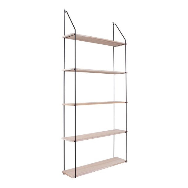 Rektangulr Eindhoven vghylde - tr og sort stl