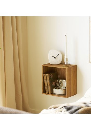 HOUSE NORDIC Townsville v&auml;gghylla, fyrkantig - naturlig ek