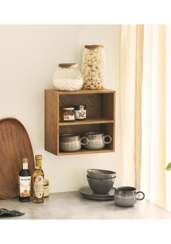 HOUSE NORDIC Townsville v�ghylde, m. 2 hylde, kvadratisk - natur egetr�