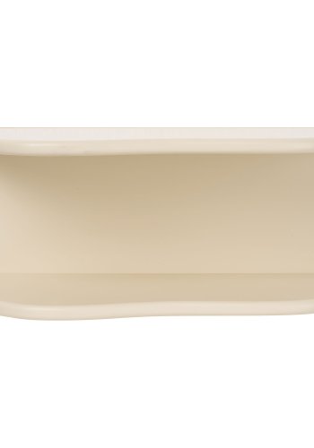 HOUSE NORDIC V&auml;gghylla Botta, med 2 hyllplan, rektangul&auml;r - beige MDF