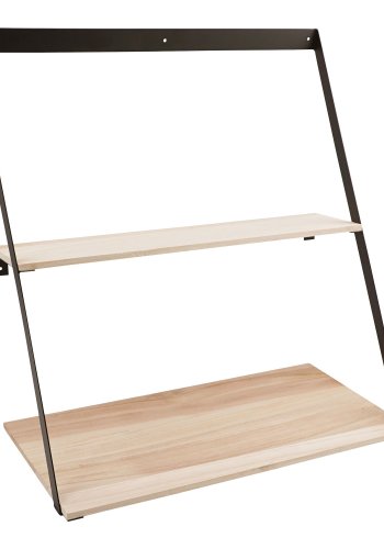 HOUSE NORDIC Bern vegghylle - Vegghylle, stl, furu 50x21x52 cm