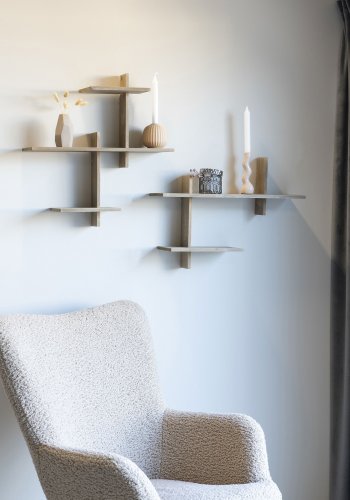 HOUSE NORDIC Gavi Hylle - Vegghylle, furu 53x15x56 cm