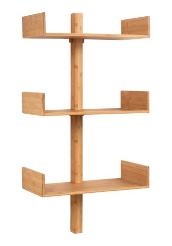 HOUSE NORDIC Villa vegghylle, m. 3 hyller - naturlig bambus (50x102)