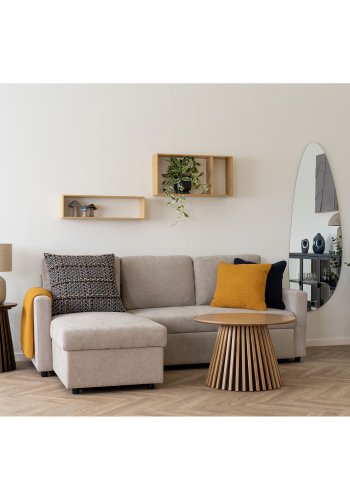 HOUSE NORDIC Ember vegghylle, rektangulr - naturlig bambus (70x15x19,5)