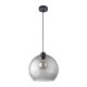 TK Cubus loftlampe - grafit glas og sort metal