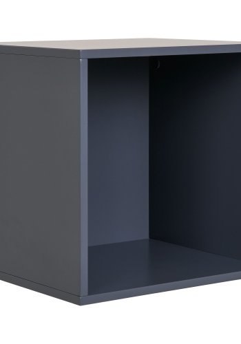 HOUSE NORDIC Horne Vegghylle - Vegghylle, malt treverk, mrkegr 34x30x34 cm