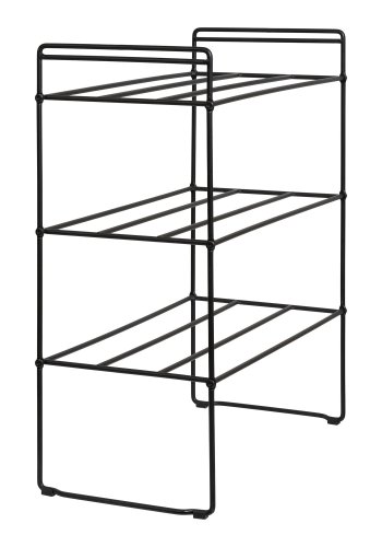 HOUSE NORDIC Swansea skohylle, med 3 hyller - svart stl (49,5x25x60)