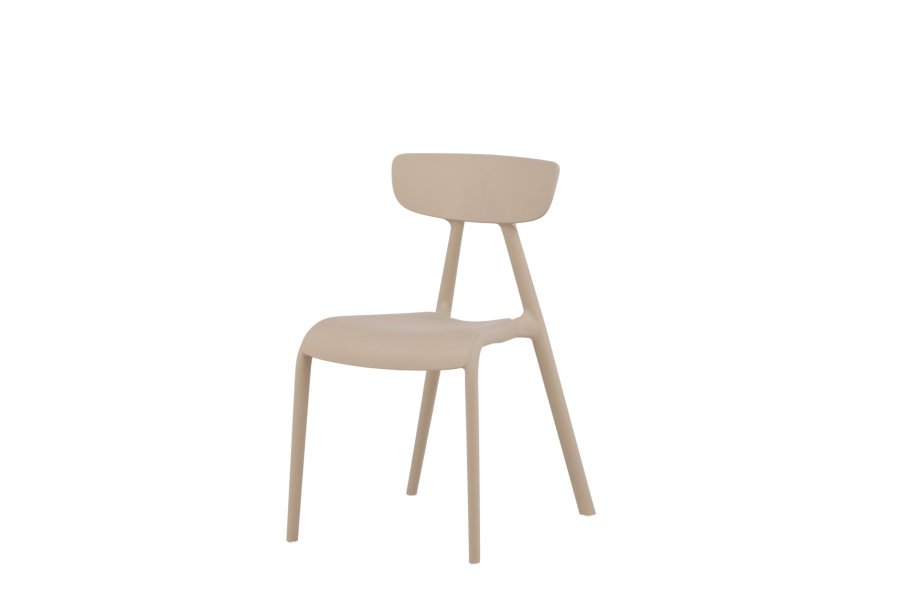 VENTURE DESIGN Ursholmen spisestuestol - beige polypropylen