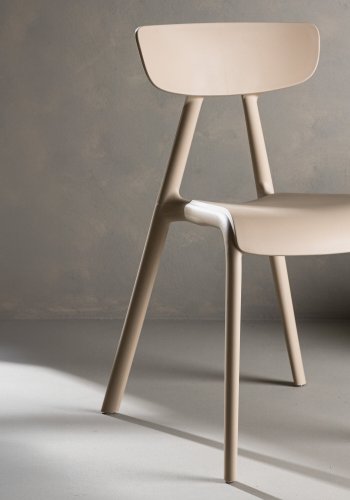 VENTURE DESIGN Ursholmen spisestuestol - beige polypropylen