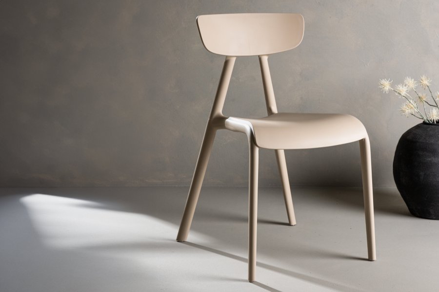 VENTURE DESIGN Ursholmen spisestuestol - beige polypropylen