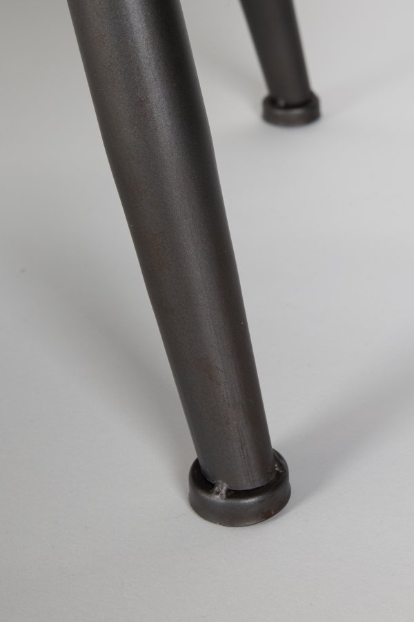 WHITE LABEL LIVING Damian skjenk, m. 2 glassdrer, 2 skuffer, 2 rom, 1 hylle - brunt gran/svart jern