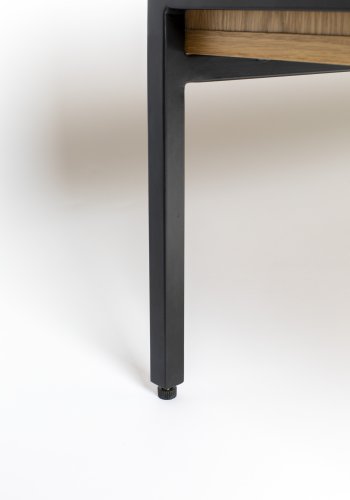 ZUIVER Hardfr skjenk, m. 2 mesh skyvedrer - naturfiner og jern