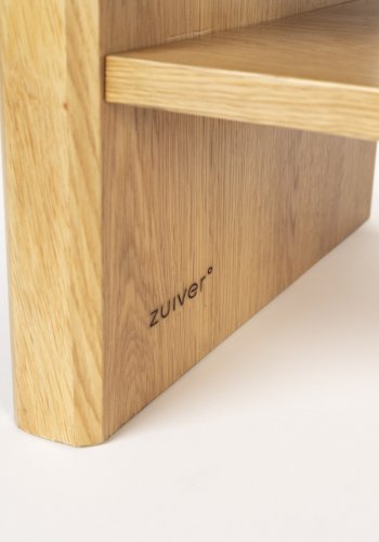 ZUIVER Brave skjenk, med hyller - brun eikefiner