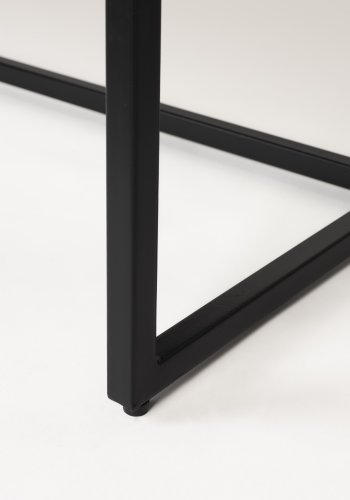 WHITE LABEL LIVING Webster skjenk Hy, m. 2 drer og 3 skuffer - brun gjenvunnet teak og jern