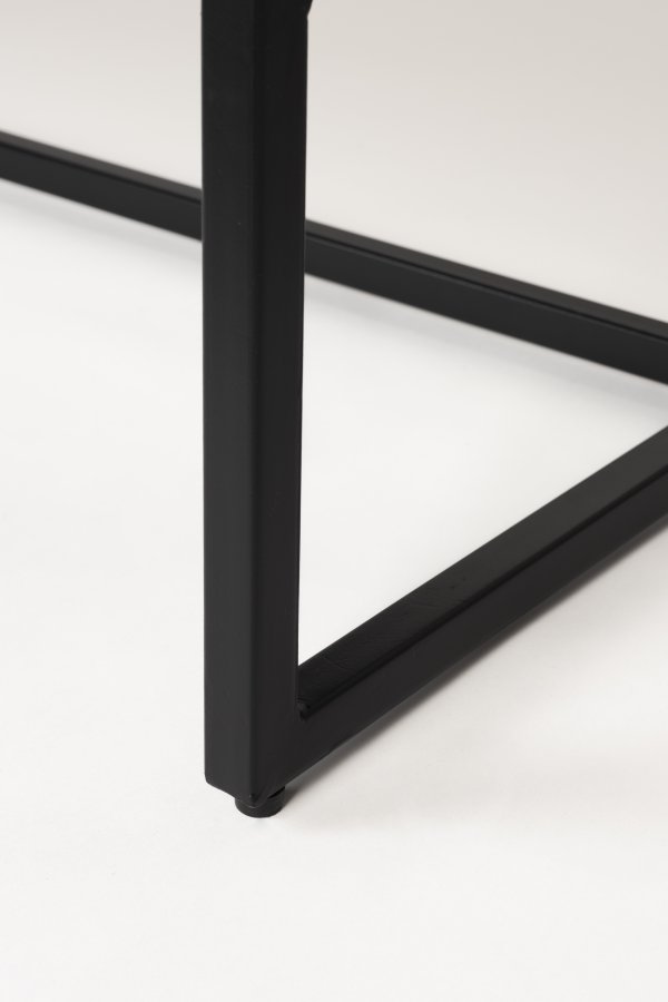 WHITE LABEL LIVING Webster skjenk Hy, m. 2 drer og 3 skuffer - brun gjenvunnet teak og jern