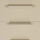 WHITE LABEL LIVING Kos skjenk, med 2 drer og 3 skuffer - beige MDF og metall