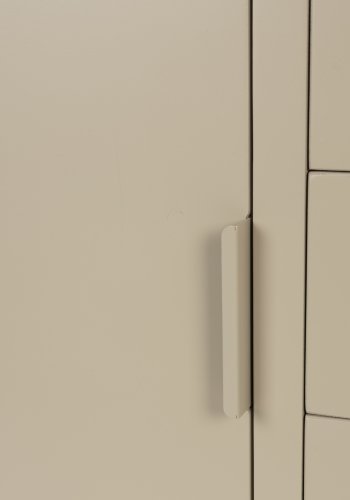 WHITE LABEL LIVING Kos skjenk, med 2 drer og 3 skuffer - beige MDF og metall