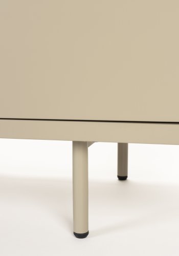 WHITE LABEL LIVING Kos skjenk, med 2 drer og 3 skuffer - beige MDF og metall