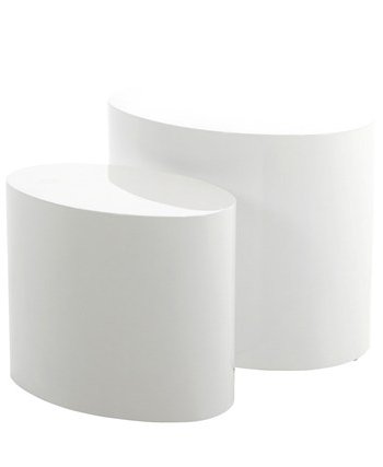 ACT NORDIC Mice sofabordsst - Hvidt tr, 2 stk.