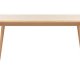 Barrali spisebord, m. uttrekkbar - naturlig eikefiner og eiketre (90x150)