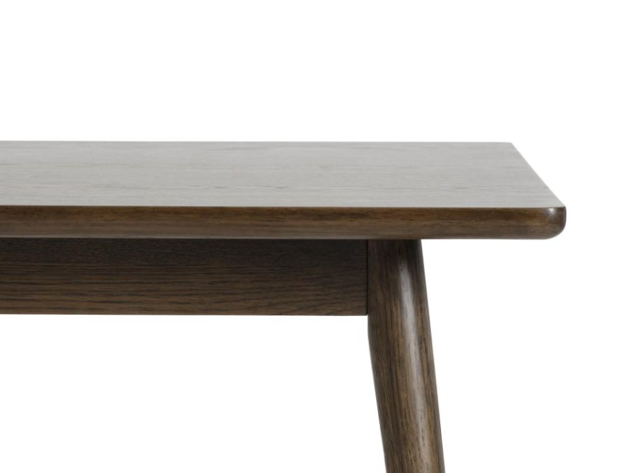 Barrali spisebord, m. uttrekkbar - rkt eikefiner og eiketre (90x150)