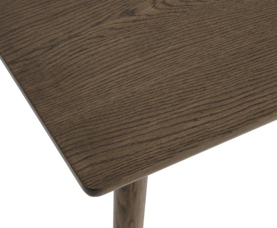 Barrali spisebord, m. uttrekkbar - rkt eikefiner og eiketre (90x150)