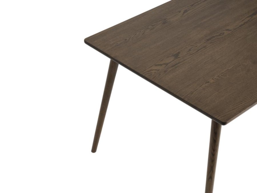 Barrali spisebord, m. uttrekkbar - rkt eikefiner og eiketre (90x150)