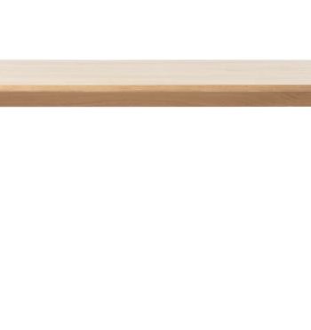 Barrali tilleggsplate - naturlig eikefiner (90x45)