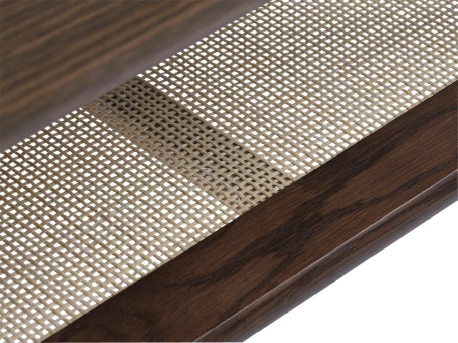 Barrali soffbord, med 1 hylla - rotting och r�kf�rgad ekfan�r/ek (60x120)