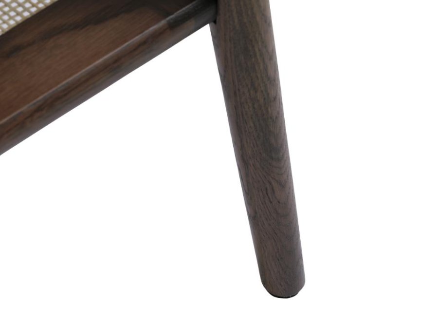 Barrali soffbord, med 1 hylla - rotting och r�kf�rgad ekfan�r/ek (60x120)