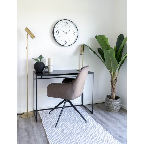HOUSE NORDIC Biel v�gur, rund - hvid og sort, glas og plastik (�51) - HOUSE NORDIC 