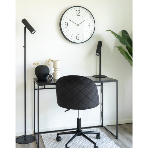 HOUSE NORDIC Biel v�gur, rund - hvid og sort, glas og plastik (�51) - HOUSE NORDIC 