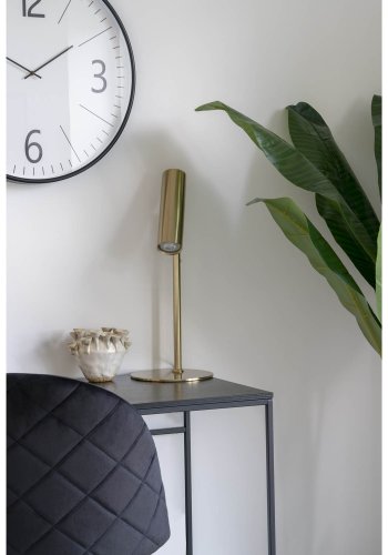 HOUSE NORDIC Biel veggklokke, rund - hvit og svart, glass og plast (51)