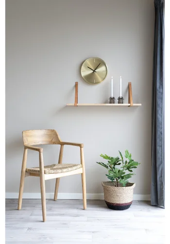 HOUSE NORDIC Istanbul veggklokke, rund - gull aluminium (30)