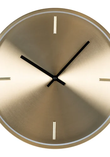 HOUSE NORDIC Istanbul veggklokke, rund - gull aluminium (30)