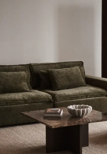 ROWICO Rawlins soffa 3-sits Maxi gr�nt tyg Rachel #207 (c3)