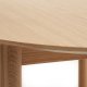 Gallina spisebord, med 2 tilleggsplater - naturlig eikefiner og lamelleik (100x190-280)